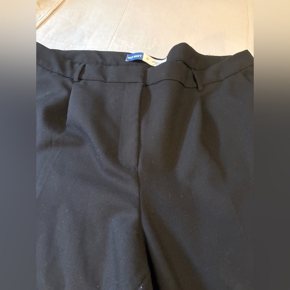 Old Navy Extra High Rise Taylor Black Wide-Leg Trousers